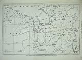 1885 MAP AFGHANISTAN RUSSIAN TURKESTAN PERSIA INDIA