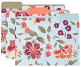 Pepper Pot By The Gift Wrap Company Cordova Floral File Folders (Pack of 3)