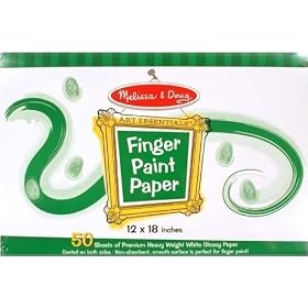 Melissa & Doug Finger Paint Paper Pad (12"x18")