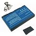 6-Cell Battery Replacement for Acer Aspire 5100 5102 5110 5610 5612 5630 Series Laptop Battery BATBL50l4 BATBL50l8h BATBL50L6 W/ USB2.0 Extend Cable image 1