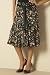 Info/Buy Geometric Block Print Skirt with Ribbon Belt