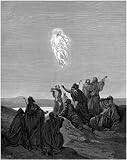 2.75inch x 2 inch (7.5cm x 5cm) Fridge Magnet Gustave Dore The Bible The Ascension