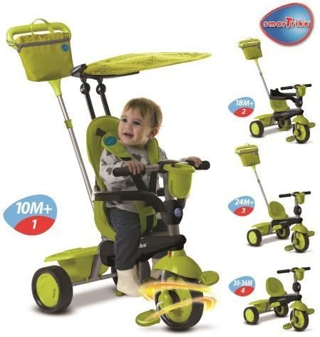 SmarTrike 4 in 1 Spirit with Touch Steering - Green by Smart Trike by Smart Trike