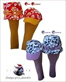 Golf Headcovers by Titania (Color=Red Floral,Style=Bucket Hat)