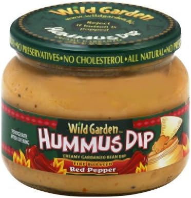 Wild Garden Hummus, Roasted Red Pep, 13.40-Ounce (Pack of 6)