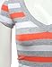 JJ Perfection Women's Casual Striped Short Sleeve V-Neck T-Shirt