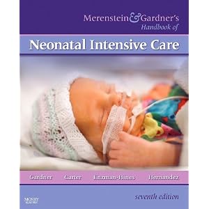 Click here to buy Merenstein and Gardner's Handbook of Neonatal Intensive Care by Sandra Lee Gardner RN MS CNS PNP, Brian S. Carter MD FAAP, Mary I Enzman-Hines RN PhD CNS CPNP AHN-BC, and Jacinto A. Hernandez MD PhD MHA FAAP.