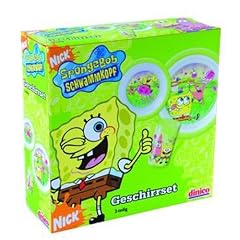 Dinico 3999109 - Sponge Bob Geschirr Set 3-teilig