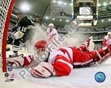 Chris Osgood Detroit Red Wings NHL 8x10 Photograph 2008 Stanley Cup Finals Goal Cam - CLOSEOUT SPECI