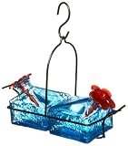Basketweave 2 Hummingbird Feeder Aqua