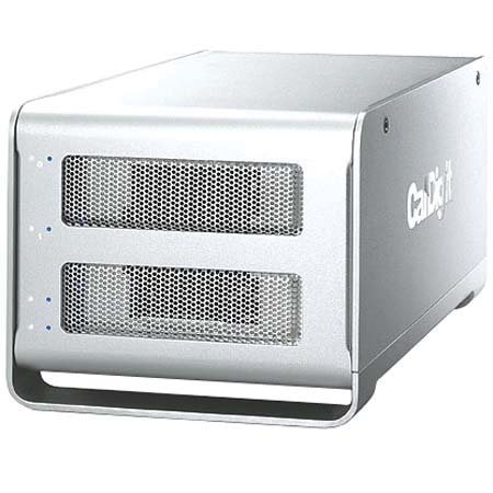 Caldigit FireWireVR 2 TB, Multi-Stream Uncompressed SD, DVCPRO, HDV & DV Non-linear Video RAID Storage, with FW 400, 800 & USB 2.0 Interface, for Mac & Windows.