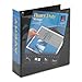 4 Avery Nonstick Heavy-Duty Round Ring View 3-Ring Binders, 3 Capacity, Black, EA - AVE05600
