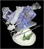8.5 Lighted LED Sledding Snowman Ice Fella Christmas Decoration