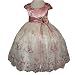 Girl Easter Dresses - Dusty Rose Satin with Embroidery (Size 2 - 12) NEW