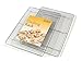 Goson Heavy Duty Stainless Stain Bakeware, Baking, Cooling, Oven Roasting, Broiler Rack, Half Size - 12in x 16.5in, Cross Wire, Compatible with Various Baking Sheets Oven Pans
