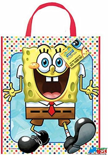 Spongebob Squarepants Large Favor Bags (Pack of 12)