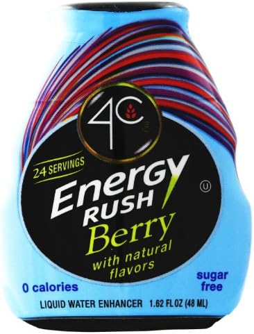 4C 1.62 Oz. Energy Berry Liquid Water Enhancer