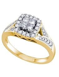 0.50CTW DIAMOND INVISIBLE RING