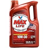 Valvoline 779462 MaxLife SAE 10W-30 High Mileage Motor Oil - 5 Quart