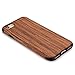 iPhone 7 Case, Walcase [Bamboo][Shockproof][Anti-scratch] Premium Natural Wood Grain Flexible Wooden TPU Hybid Bumper Case Back Cover for iPhone 7 Generation (2016), Brown
