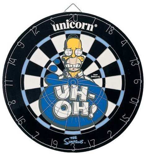 UNICORN SIMPSONS DARTBOARD