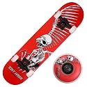 Birdhouse (CPX1036) Tony Hawk Full Skull Series 7.25-Inch Mini Complete Skateboard (Red)