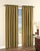 Faux Silk Stripe Lined Curtain Panel - 42 in. W x 84 in. L