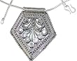 Zircon Pendant with Chain Sterling Silver Jewelry 2.25 Inches