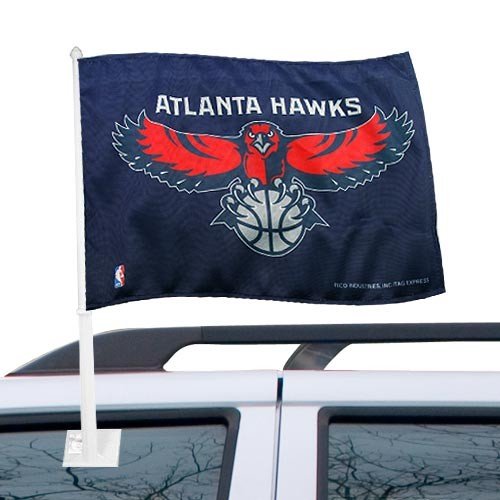 NBA Atlanta Hawks 11" x 15" Car Flag