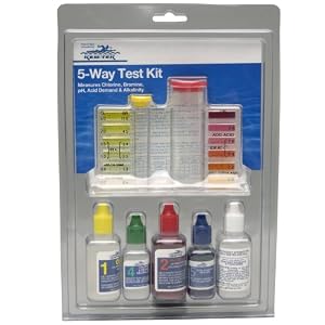 Kem-Tek 450 5-Way Test Kit Pool and Spa Accessories by Kem-Tek