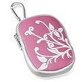 Mantona CamCase pink Lifestyle Tasche f�r Digitalkameras, Handys, Schl�ssel und Make-up
