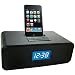 Ottavo Speaker Docking Station with Alarm Clock for All Generation iPods and iPod Touch - Black