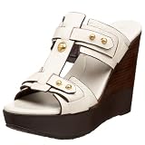 BCBGMAXAZRIA Womens One Leather Sandal