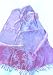 Jamawar Shawl, Wrap or Scarf in Pink and Silver Grey