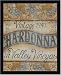 Vineyard I Vintage Antique Label Sign Art Print Framed