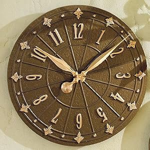 Fleur-de-Lis Clock - Frontgate