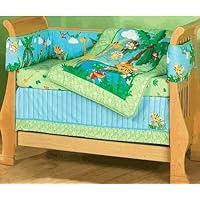 Fisher Price Animals of the Rainforest 4pc Crib Set