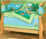 Fisher Price Animals of the Rainforest 4pc Crib Set
