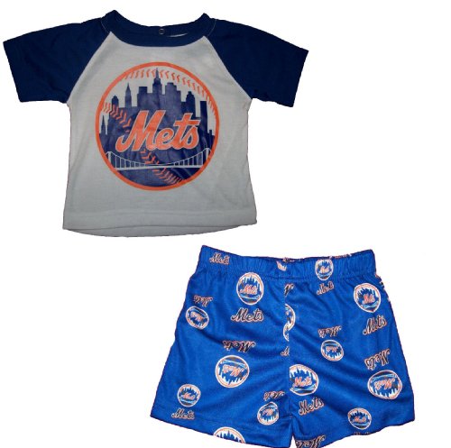 New York Mets Baby Genuine Stuff Pajamas12 Months