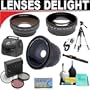 .42x HD Super Wide Angle Fisheye Lens + 2x Digital Telephoto Professional Series Lens + 0.5x Digital Wide Angle Macro Professional Series Lens + 3 Piece Digital Camera Filter Kit + 6-Piece Deluxe Cleaning Kit + Full Size Tripod + Deluxe DB ROTH Accessory Kit For The Olympus E-450, E-620, E-520, E-510, E-500, E-420, E-410, E-400, E-330, E-30, E-3, E-300, E-1 Digital SLR Cameras Which Have This (25mm) Olympus Lens
