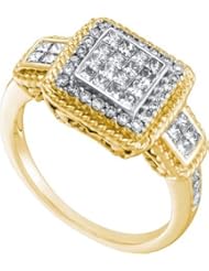0.75CTW DIAMOND INVISIBLE RING