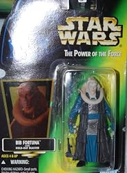 Star Wars 1997 Power of the Force - Bib Fortuna with Hold Out Blaster