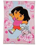 Dora the Explorer Let's Explore Together Twin Blanket