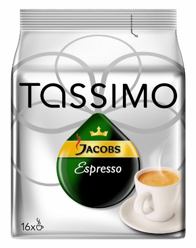 Tassimo Jacobs Krönung Espresso, 3er Pack (3 x 16 Portionen) Tassimo Jacobs Krönung Espresso, 3er Pack (3 x 16 Portionen)