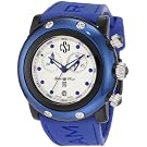 Glam Rock Women's GR62103-NCO Miami Beach Chronograph Silver Dial Blue Silicone Watch Glam Rock Women's GR62103-NCO Miami Beach Chronograph Silver Dial Blue Silicone Watch