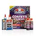 Elmerâ€™s Confetti Slime Kit | Slime Supplies Include Metallic Glue, Clear Glue, Confetti Magical Liquid Slime Activator, 4 Count