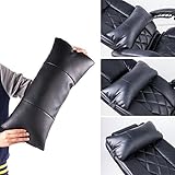 BTM Luxus Hohe Rückenlehne Fernsehsessel und Fußhocker Computer Boss Chefsessel Kunstleder Bürostuhl schwarz - 9