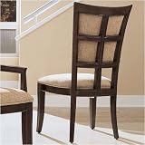 American Modern Upholstered Back Side Chair