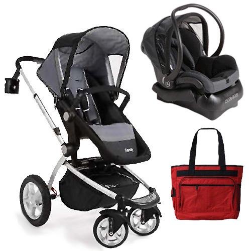 Maxi-Cosi CV053PNGKIT Foray Stroller Travel System - Penguin Black