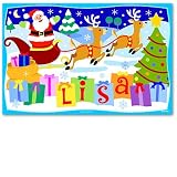Olive Kids Personalized Santa Placemat Christmas